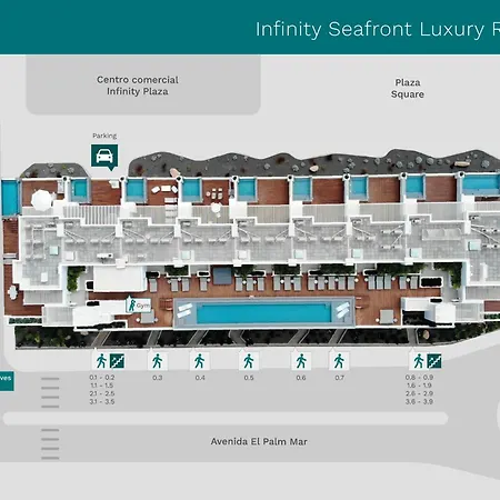 Сasa de vacaciones Infinity 1-2 Luxe Partial Sea View 2b *